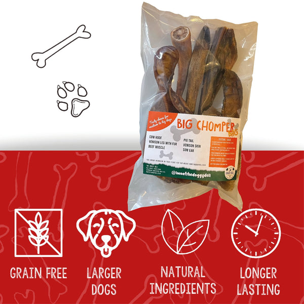 Big bag of dog hot sale treats