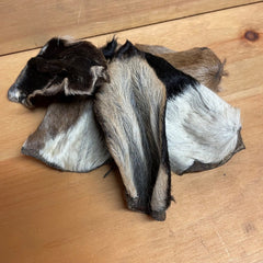 Goat Ear with Fur Chew - The Doggy Deli