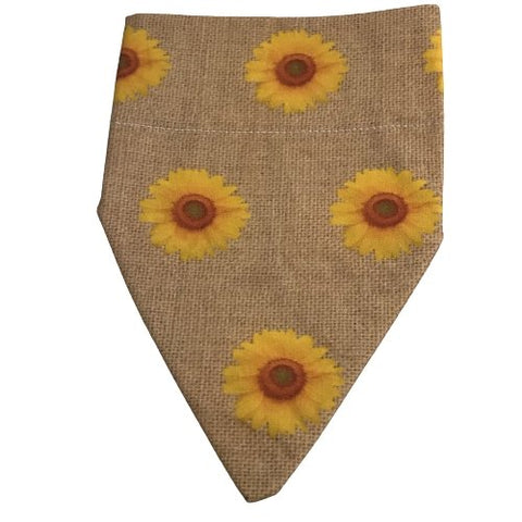 Sunflower Handmade Dog Bandana - The Doggy Deli