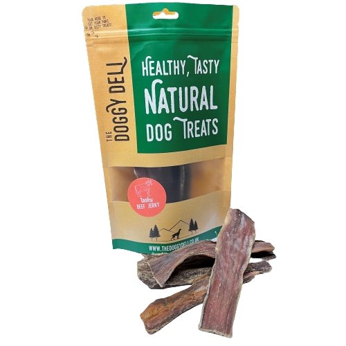 The Doggy Deli Tasty Beef Jerky Dog Treat Chew
