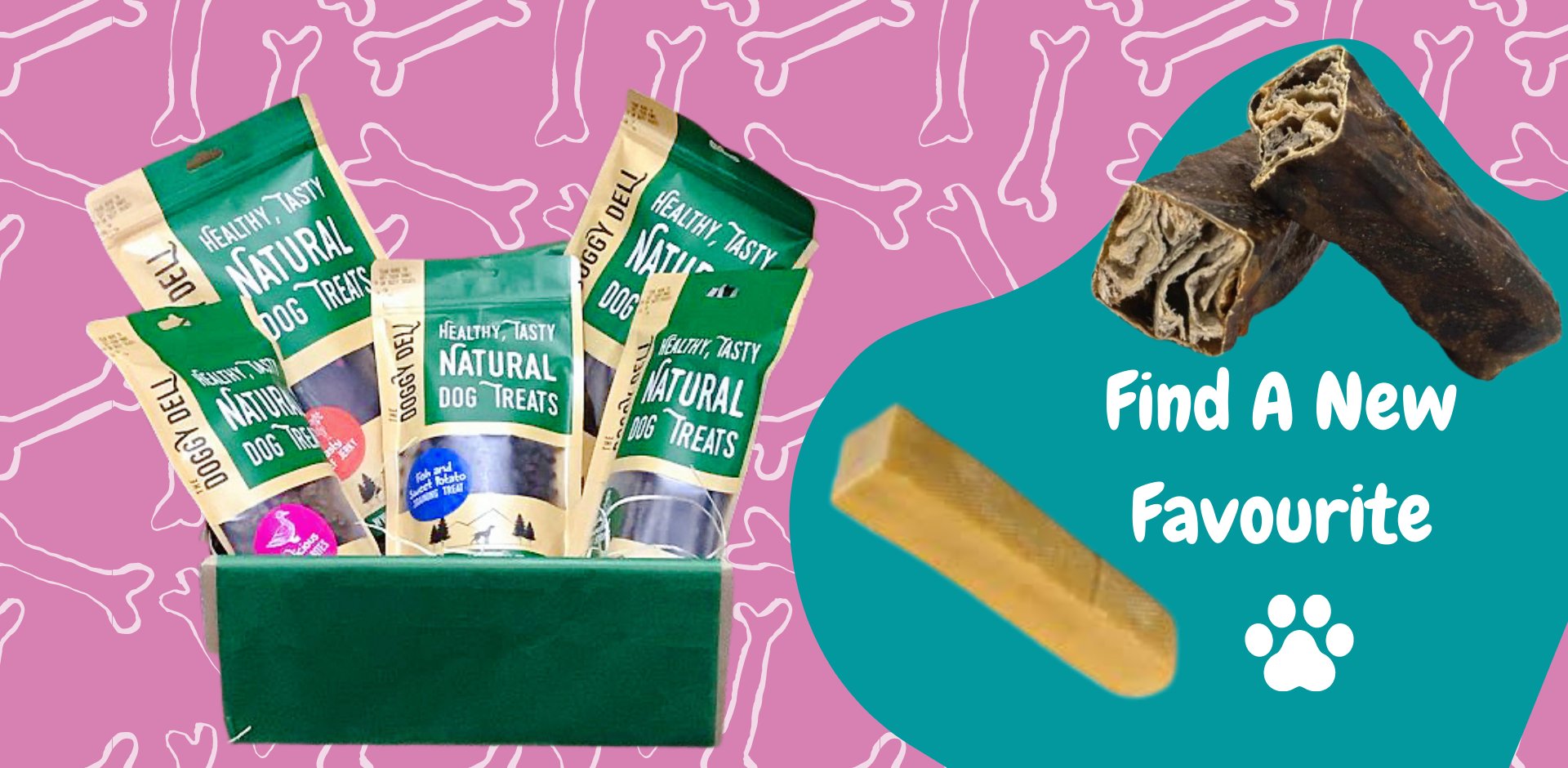 Natural Dog Treat Packs | The Doggy Deli
