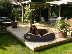 Box Border Dog Bed Waterproof - The Doggy Deli