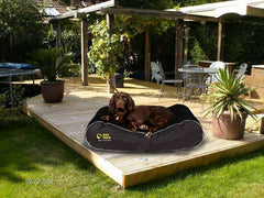 Box Border Dog Bed Waterproof - The Doggy Deli