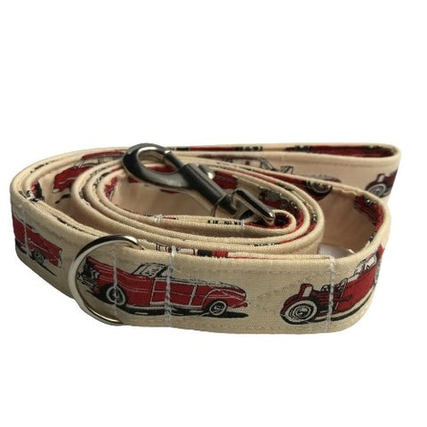 Classic Cars Handmade Dog Lead - The Doggy Deli