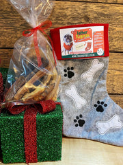 Father Pugmas Woofmas Stocking - Natural Dog Treats Christmas Stocking - The Doggy Deli