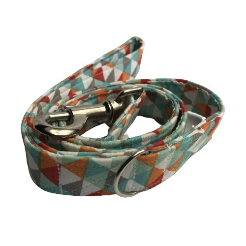 Geometric Pattern Handmade Dog Lead