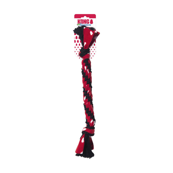 Kong Signature Rope Dual Knot - Christmas Dog Toy