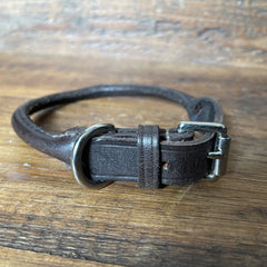 Lincolnshire Crafted Rolled Leather Dog Collar - The Doggy Deli