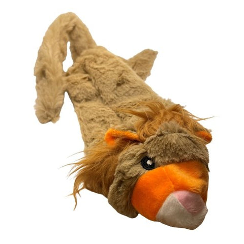 Lion Plush Squeaky Puppy Toy - The Doggy Deli
