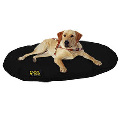 Orthopaedic Oval Dog Bed Memory Foam Crumb Filled Waterproof - The Doggy Deli