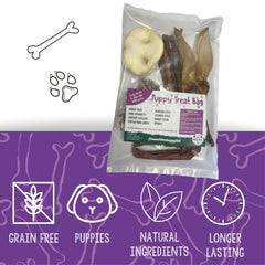 Puppy Pack Bag - Natural Dog Treat Selection Bag for Puppies and Smaller Dogs - The Doggy Deli