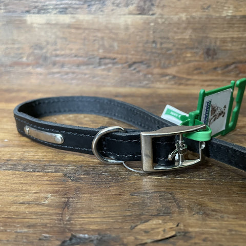 Rosewood Leather Dog Collar - The Doggy Deli