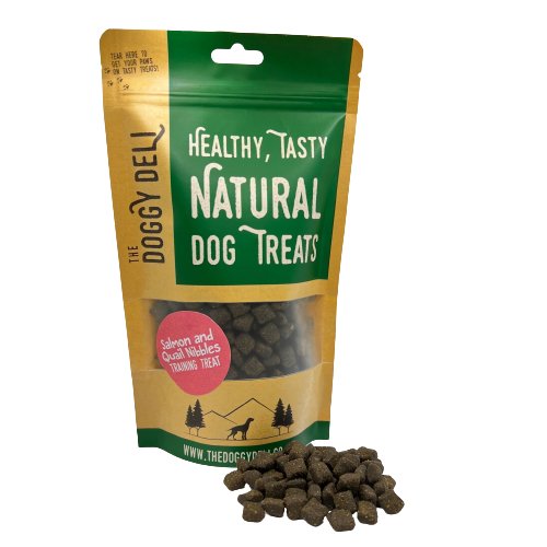 Salmon and Quail Nibbles Dog Training Treats 175g Bag