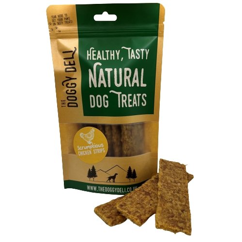 Scrumptious Chicken Strips Dog Treat 100g Bag