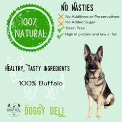 Tempting Buffalo Ears Chew Treat for Dogs Pack of 2 - The Doggy Deli
